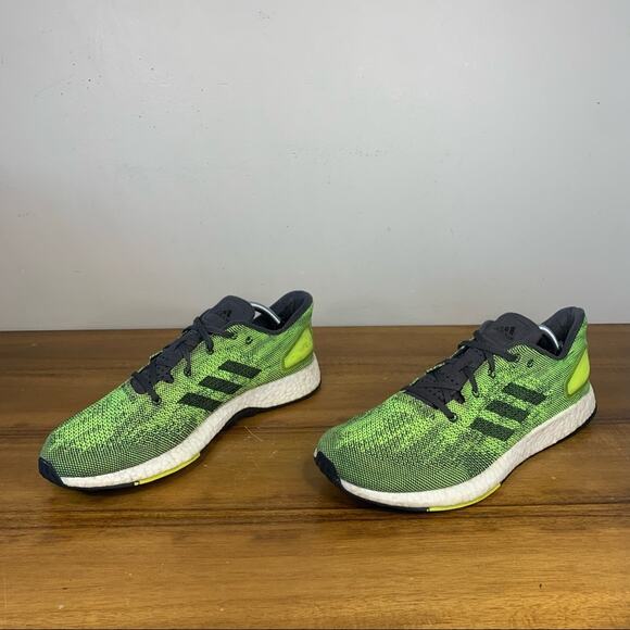 Adidas PureBoost DPR Solar Yellow Mens Running Shoe Size 10.5 - Picture 3 of 9